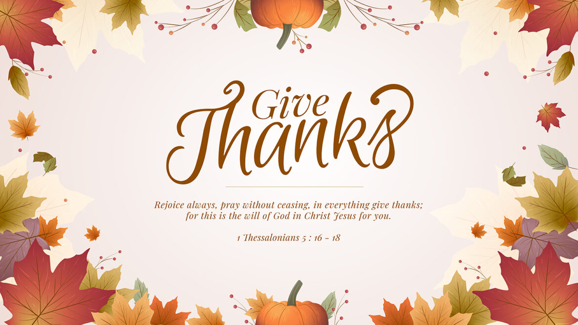 Online Thanksgiving Service 2021